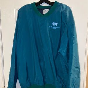 Vintage Blue Cross/ Blue Shield windbreaker Crewneck